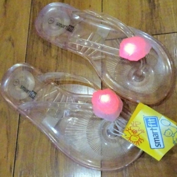 Light up shoes flower July Girl shoes jelly sandals sandles - Picture 1 of 4